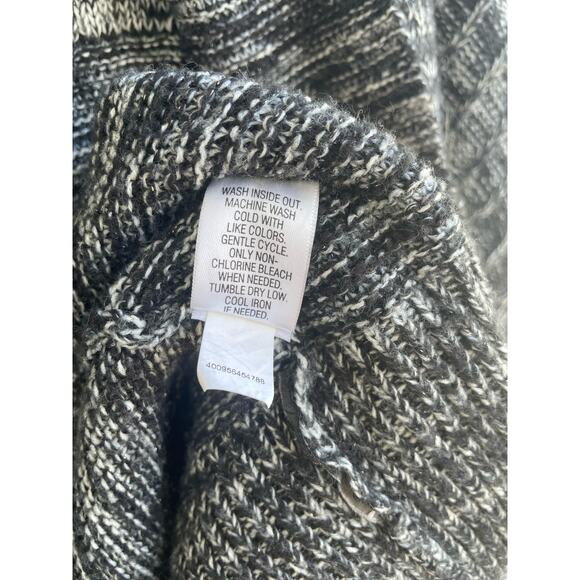 Simply Vera open front cardigan gray and black LG - Picture 7 of 10